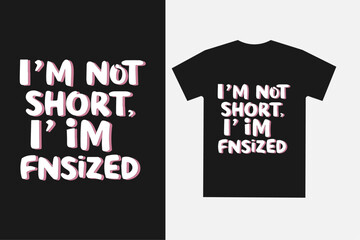 Modern typography t-shirt design. Motivational quotas design. 