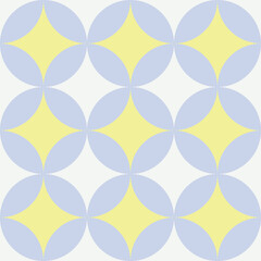 Geometry seamless pattern bold colorful vibrant japanese style shape backdrop background wallpaper