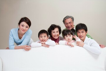 Family life with traditional Chinese style