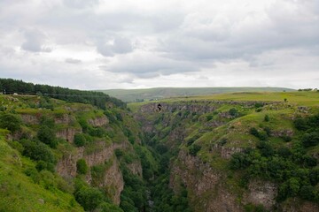 Naklejka premium The largest and most beautiful Dashbashi Canyon in Georgia