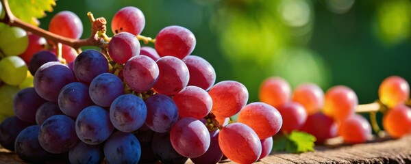 Close up of wine grape