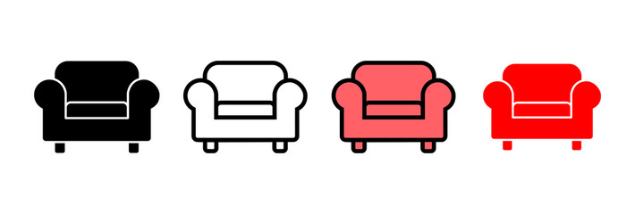 Sofa icon vector illustration. sofa sign and symbol. furniture icon