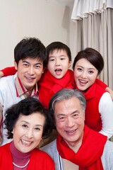 Obraz premium Family life with traditional Chinese style