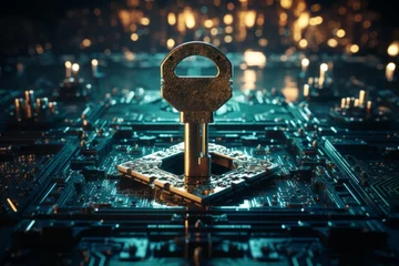 Foto op Plexiglas The key to unlocking technological secrets © Anatolii
