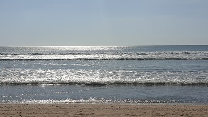 Beautiful tropical views ocean skies vacation coast waves