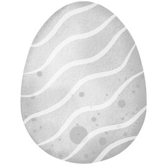 
easter bunny and Easter eggs on Easter Day, hand drawn illustrations
