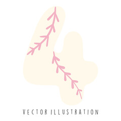 base ball mother's day number alphabet