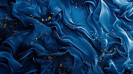 Abstract blue effect background - generative ai