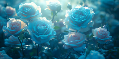 Obraz na płótnie Canvas Blue Roses