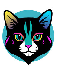 cat with heart