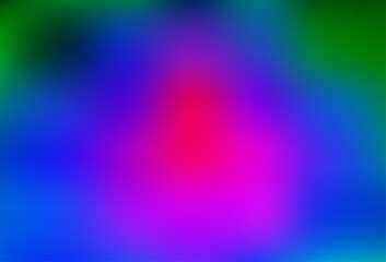 Dark Multicolor, Rainbow vector abstract blurred template.