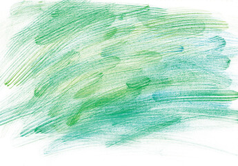 abstract light green watercolour hand-painted dry brush background