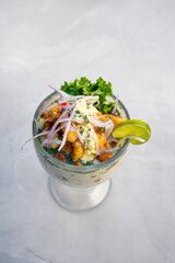 Peruvian tiger milk ceviche