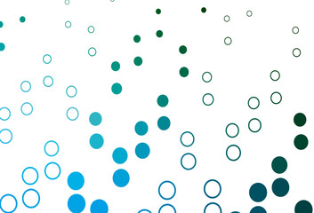 Light Blue, Green vector backdrop with dots.