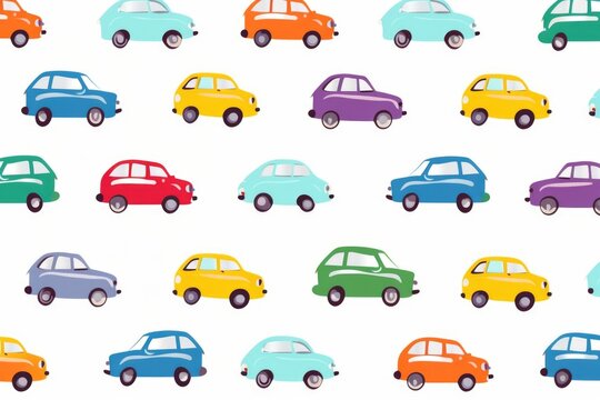 Pattern Colored Cars