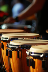 Fototapeta na wymiar The Rhythmic Beat of a Drum Kit: A Percussion Instrument Ensemble