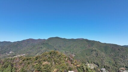 Fototapeta na wymiar 上野原、八重山の展望台からの眺望