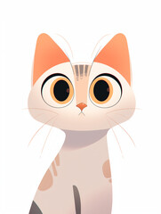cat, animal, cartoon, vector, kitten, pet, illustration, art, cute, kitty, feline, love, domestic, rabbit, easter, drawing, animals, mammal, black, pets, baby, pink, character, funny, design