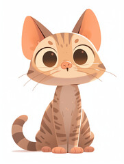 cat, animal, cartoon, kitten, vector, pet, illustration, cute, domestic, feline, pets, mammal, fur, kitty, art, funny, tail, fun, smile, smiling, drawing, character, happy, animals, design