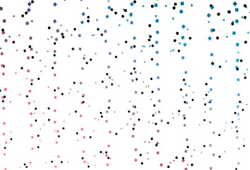 Light Blue, Red vector cover in polygonal style with circles.