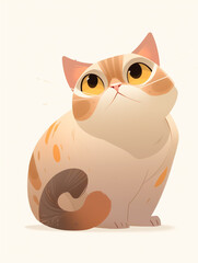 cat, animal, cartoon, kitten, vector, cute, pet, illustration, kitty, domestic, pets, feline, art, animals, drawing, funny, happy, fun, fur, mammal, character, design