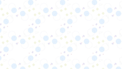 淡い色の図形パターン⭐︎PNG