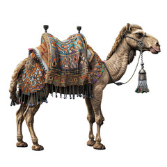 Naklejka premium camel isolated on transparent background, png