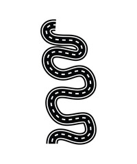 Fototapeta premium road icon, vector best flat icon.