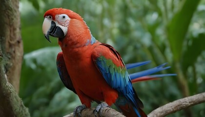 red and yellow macaw