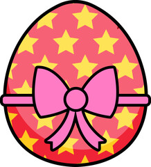 Colorful Easter Day Icon
