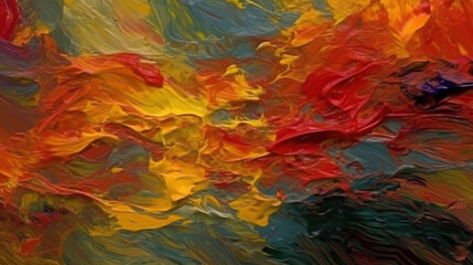 Oil paint textures as color abstract background