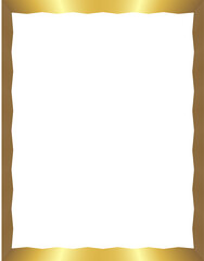 Obraz premium Vertical Frame Gold picture frame luxury golden frame gold border Golden vector framework banner decoration decorative element template isolated background frame picture wedding frames anniversary new