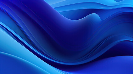 Abstract Blue Waves background