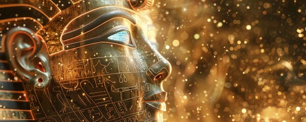 At a quantum computing facility, researchers decipher ancient sphinx riddles while enjoying ceviche, merging past and future