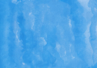 Blue abstract watercolor vector hand painted background