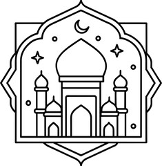 mosque vector png