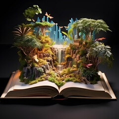 A book that comes to life fantasy world story dreamland