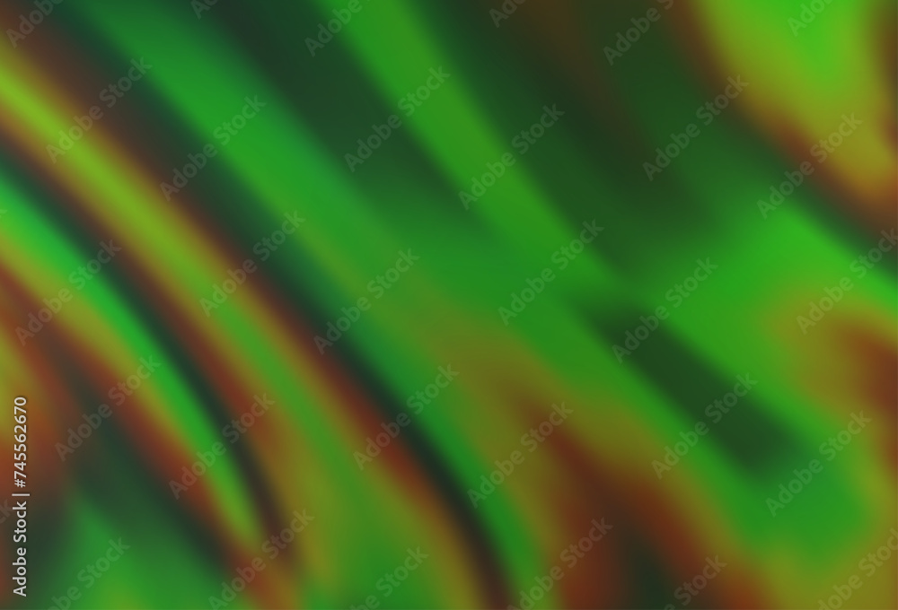 Poster light green vector template with abstract lines.