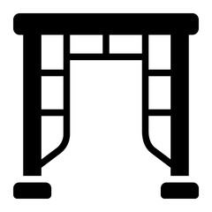 Scaffolding buid construction icon