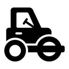 Road Roller heavy vehicle icon