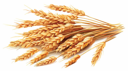 Wheat Food Natural Vector Illustration Graphic Design