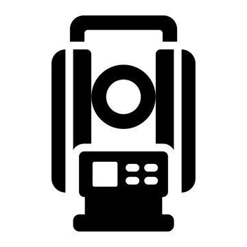 Theodolite thecnology icon