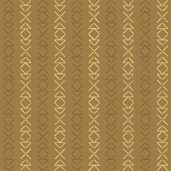 decorative art. hand drawn squares, crosses, triangles. sandy brown repetitive background. vector seamless pattern. geometric fabric swatch. wrapping paper. design template for textile, linen, decor