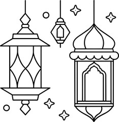 Ramadan lantern png