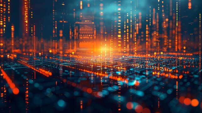 Capture the evolving landscape of finance and investment, where cryptocurrency challenges traditional banking models