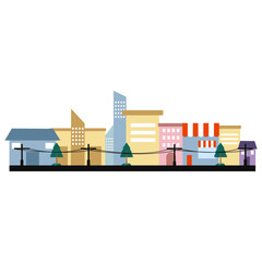 City Building Illustration