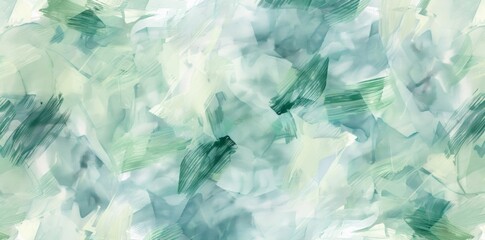 Green Leaves on White Background - obrazy, fototapety, plakaty