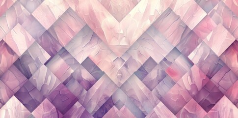 Pink and Purple Diamond Pattern Background
