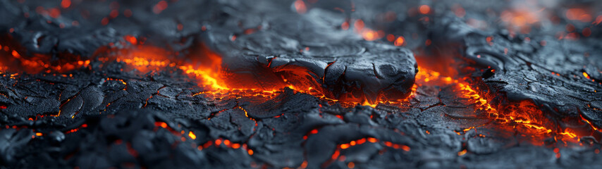 Close Up of Ground Fire