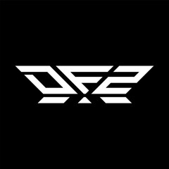 DFZ letter logo vector design, DFZ simple and modern logo. DFZ luxurious alphabet design  